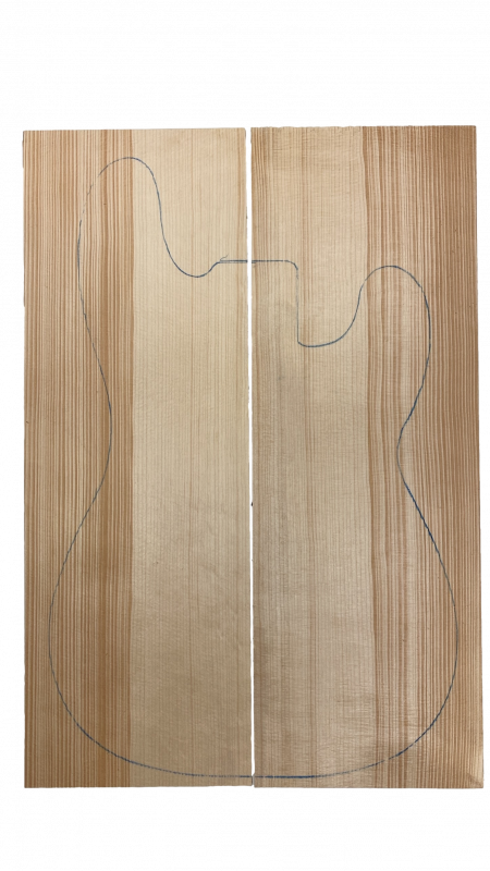 Body European Spruce, quartersawn AA, 2-pcs. - FSC®100%